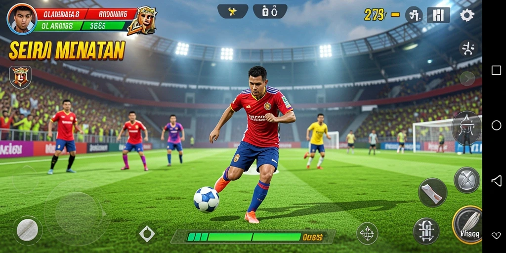 Tampilan gameplay menarik dari game olahraga 2757.