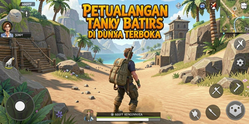 Gameplay 666FF yang mendebarkan di dunia terbuka.