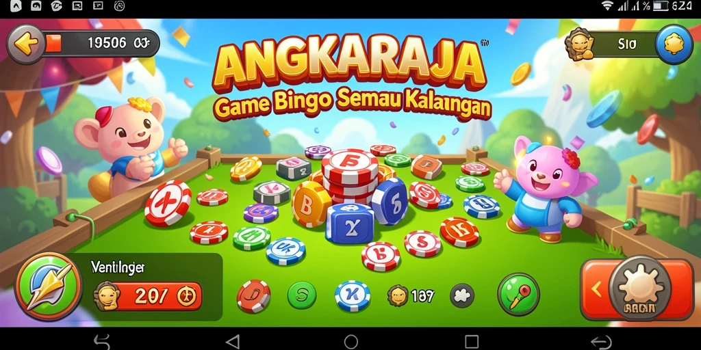 Gameplay menarik dan interaktif dari ANGKARAJA.