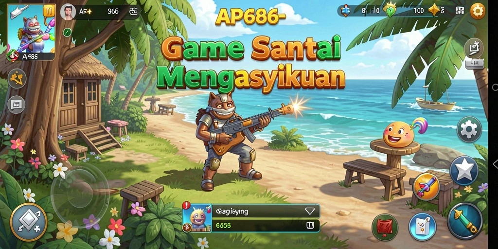 Tampilan gameplay seru dan mengasyikkan dari AP686.