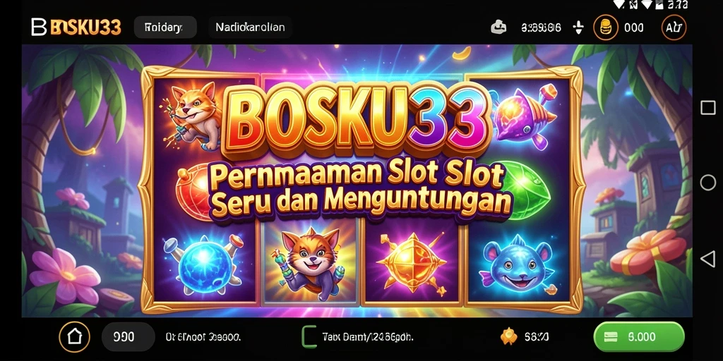 Gameplay menarik BOSKU33 dengan berbagai slot yang seru.