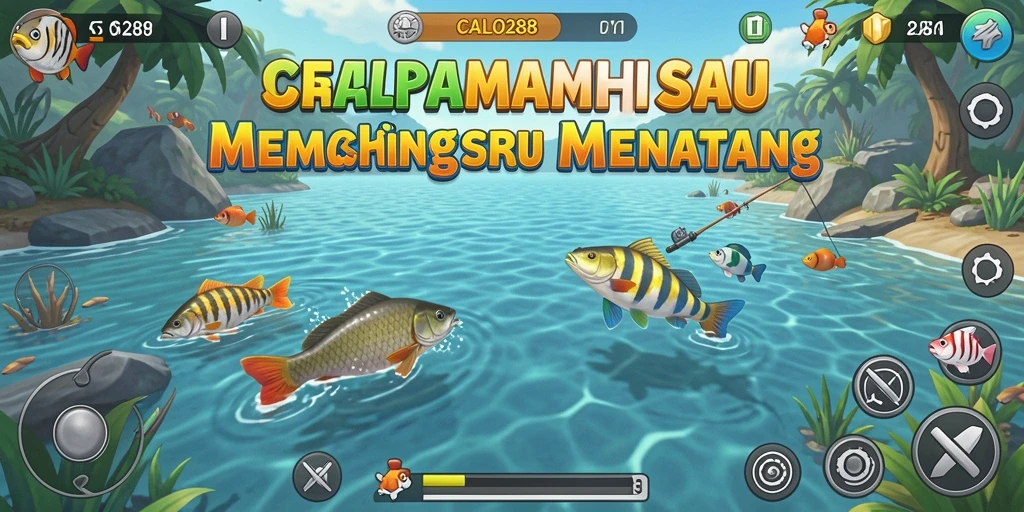 Tangkapan besar dalam gameplay memancing CALO288