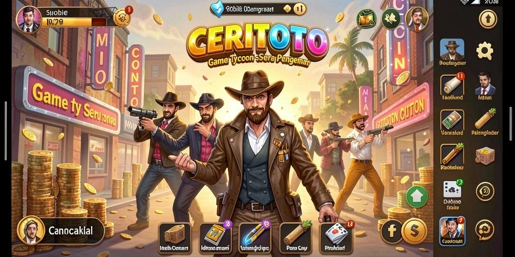 Tampilan gameplay CERITOTO yang menarik dan interaktif.