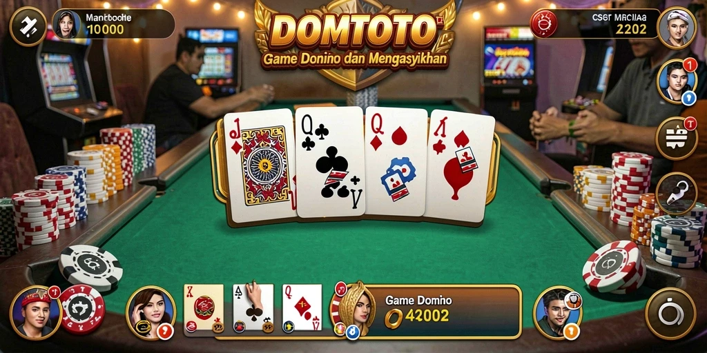 Screenshot DOMTOTO menampilkan gameplay yang dinamis dan menarik.