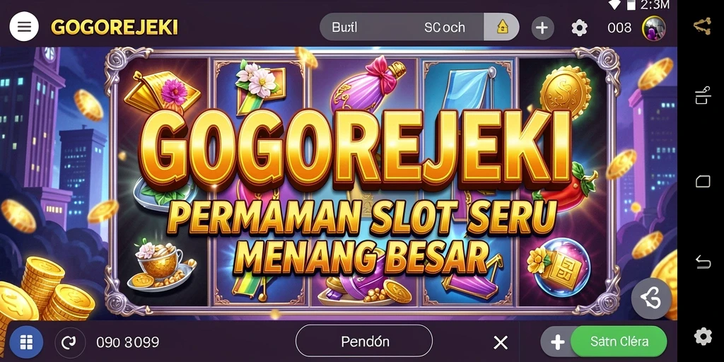 Tampilan gameplay GOGOREJEKI yang menakjubkan dan penuh warna.