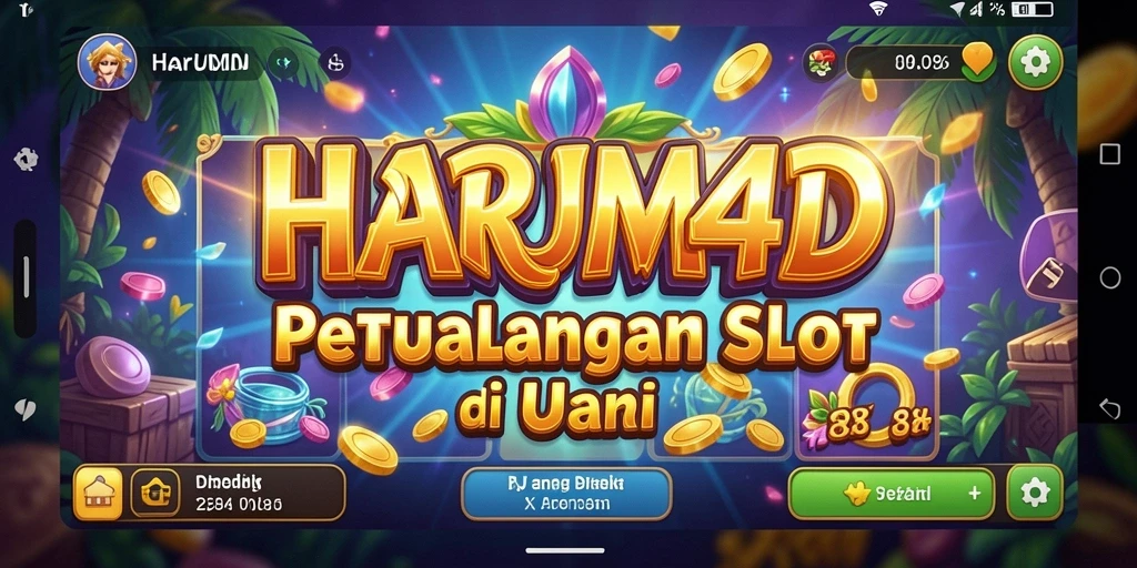 Tampilan gameplay menarik dari permainan Slot HARUM4D.