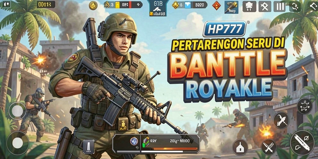 Tangkapan layar utama dari gameplay yang memukau di HP777.