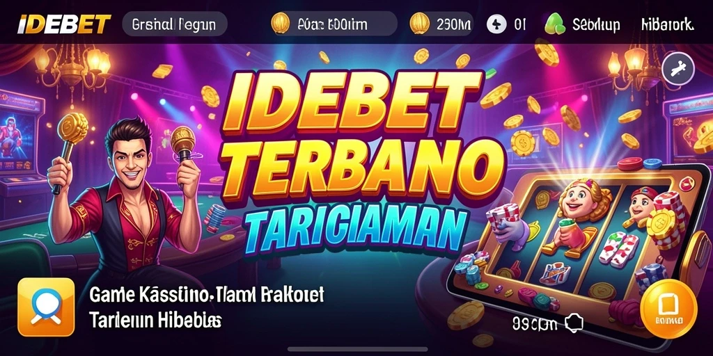 Screenshot gameplay IDEBET dengan tampilan yang menawan dan permainan Kasino yang seru.