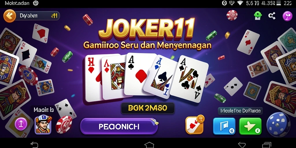 Tampilan gameplay Domino yang seru dan menarik dari JOKER11.