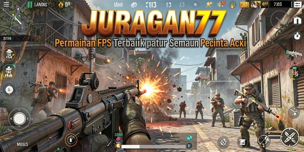 Tampilan gameplay mendebarkan dari <strong>JURAGAN77</strong> menampilkan momen aksi intens.