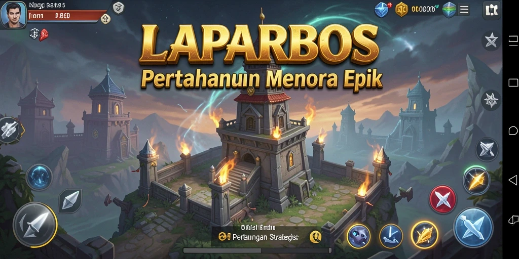 Tampilan gameplay LAPARBOS yang menegangkan dan penuh strategi.
