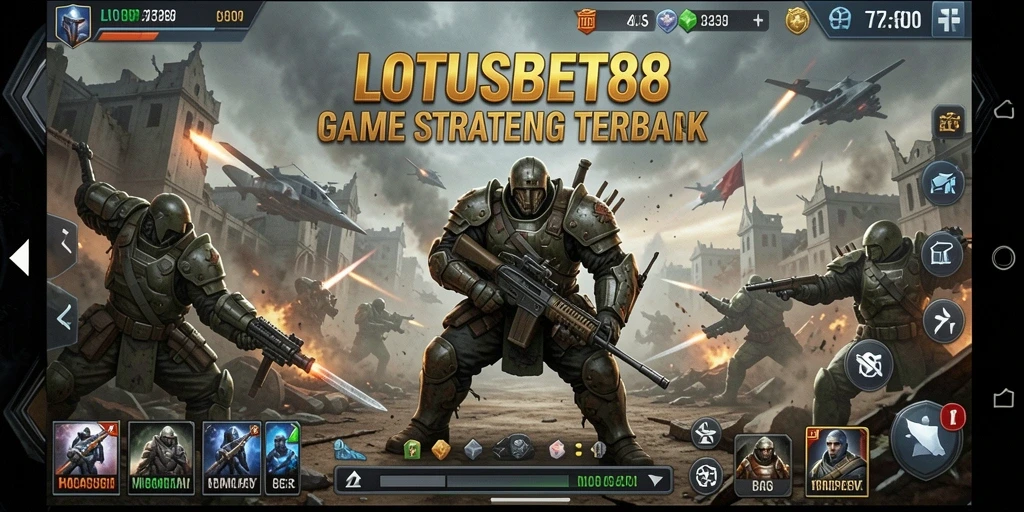 Tampilan gameplay LOTUSBET88 yang menarik dan penuh aksi strategi.