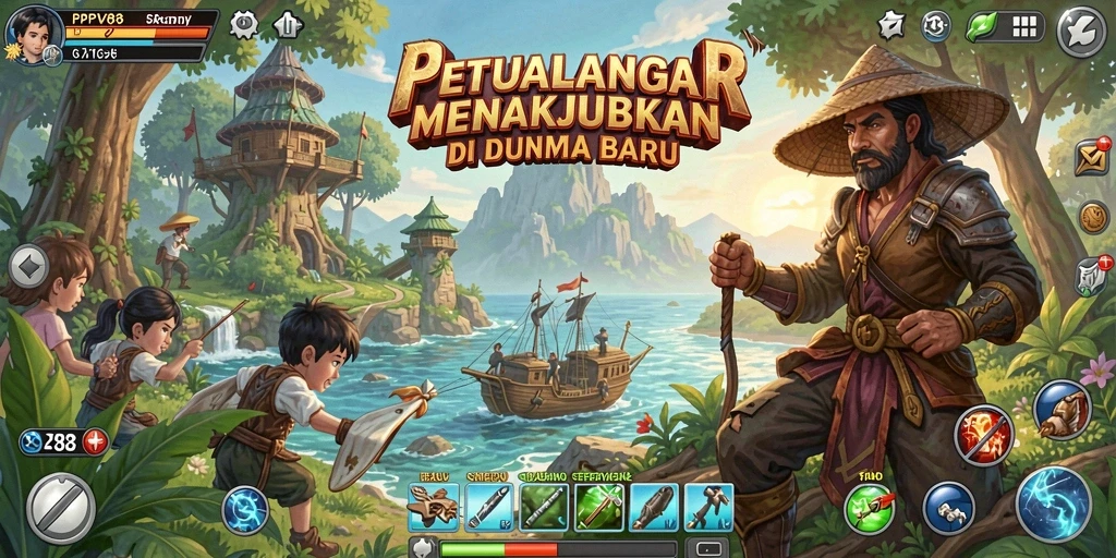 Gameplay PPV88 yang seru dan penuh tantangan di dunia petualangan.