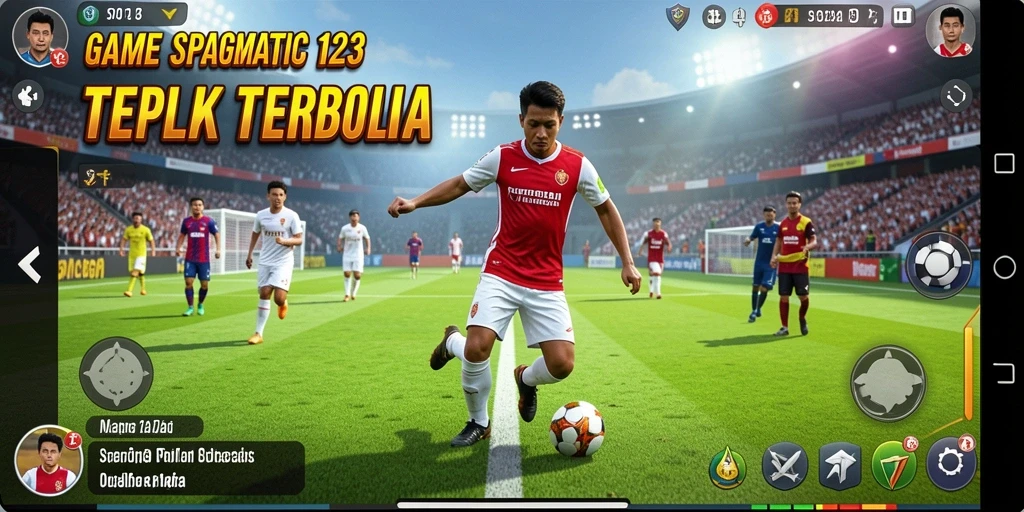 Tampilan menakjubkan dari pertandingan sepak bola di PRAGMATIC123.