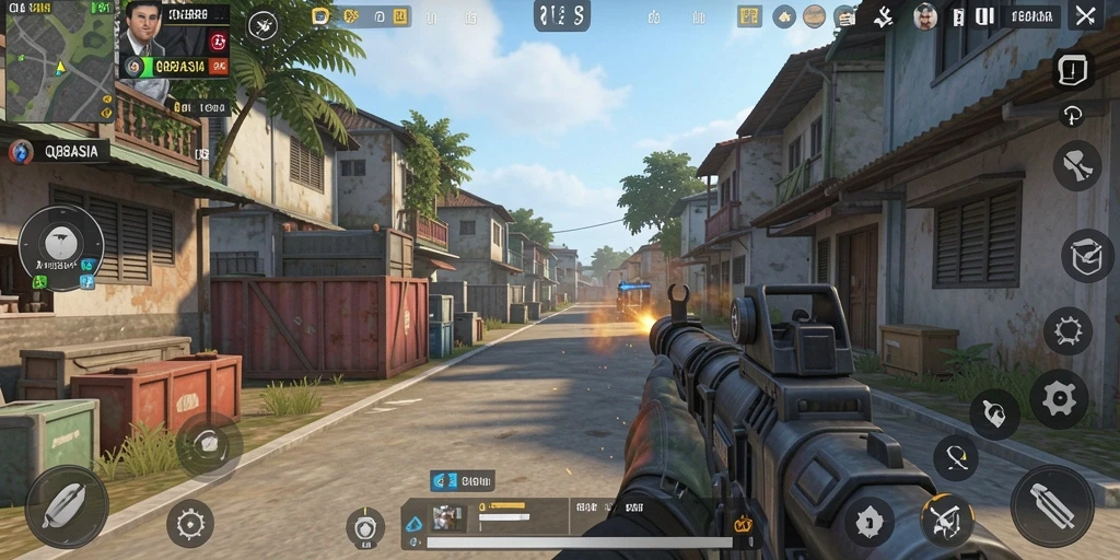 Tampilan gameplay menegangkan dan seru di QQ88ASIA.