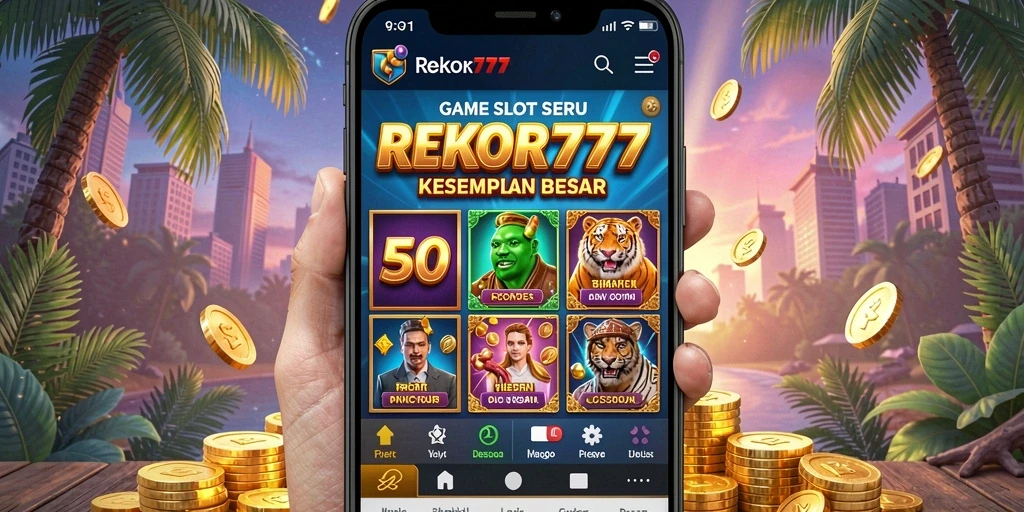 Gameplay Slot REKOR777 yang mengasyikkan dan penuh warna.