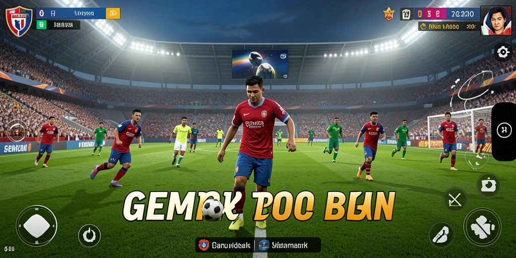 Tampilan gameplay yang mendebarkan dari REMI101 yang memikat para penggemar sepak bola.
