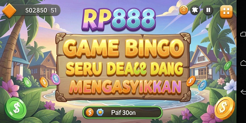 Tampilan gameplay Bingo yang seru dan mengasyikkan di RP888.