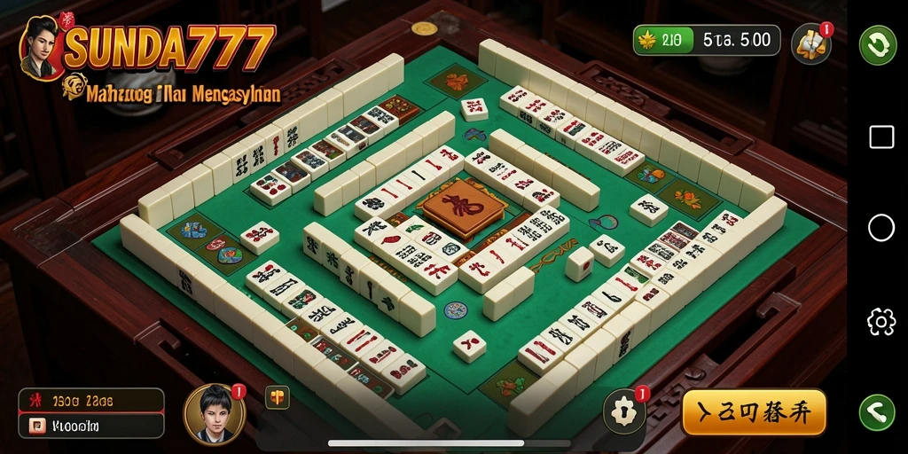 Tampilan gameplay SUNDA777 yang menarik dan penuh tantangan Mahjong.